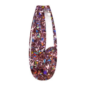 Ombre Glitter Nail Art - Rose Gold Colors - GO05