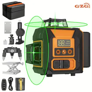 GZG 12 Lines 3D Laser Level Tool for Accurate Measurements, High Precision Laser Leveling Instrument for Construction & DIY Projects
