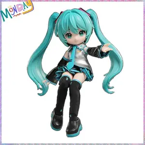 In Stock Original Brooke  Block Man Qiyu Edition Hatsune Official Server Ver. 14cm Anime Movable Doll Figure Ornament Model