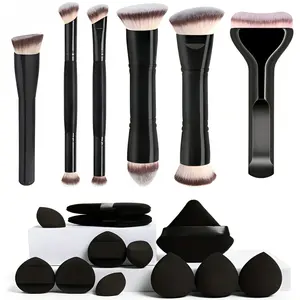 High-End Makeup Brush Set with Ultra Soft Synthetic Fibers, Professional Face and Eye Makeup Brushes, Portable for Travel and Daily Use, Makeup Brushes Kits