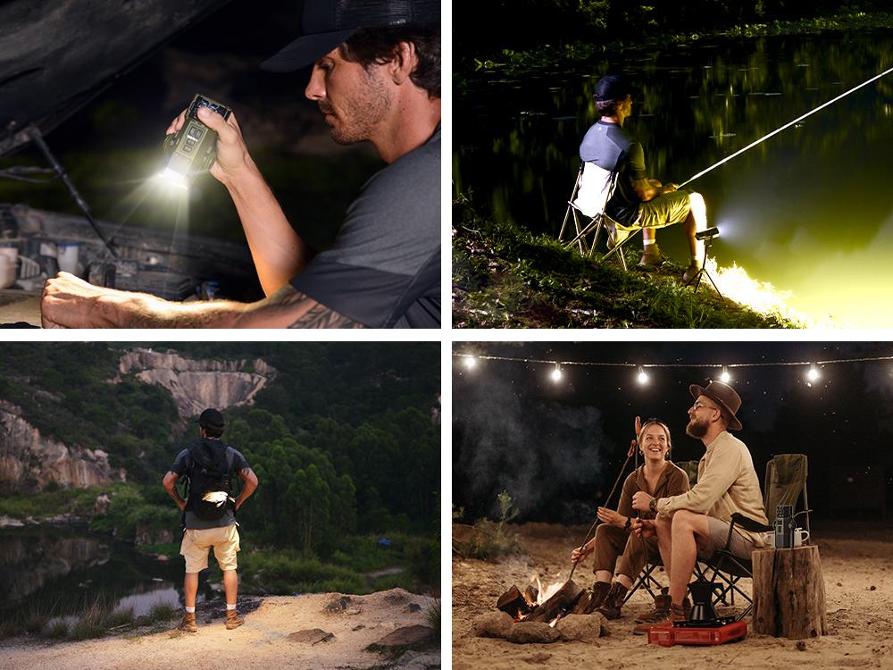 FLEXTAIL EVO REPELLER - 3-in-1 Outdoor Mosquito Repeller, 3000LM Ultra Bright Camping Lantern, 51.84Wh Power Bank, Portable & Versatile Design (Repellent Pads Not Included)