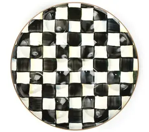 MacKenzie Childs Egg Plate Dinnerware Ceramics Courtly Check MacKenzie Childs Egg Plate Dinnerware Ceramics Courtly Check