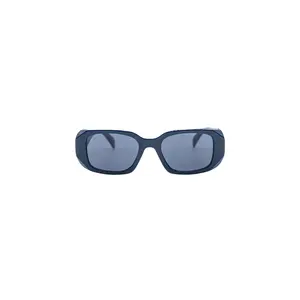 Geometric Frame Sunglasses - Dark Blue