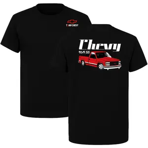 Team Chevy T-Shirt, Red OBS 454 Truck Graphic Tee, Classic Chevrolet Pickup Shirt for Car Lovers & Mechanics