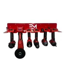 Heavy-Duty 6-Slot Drill Organizer – Compatible with Milwaukee