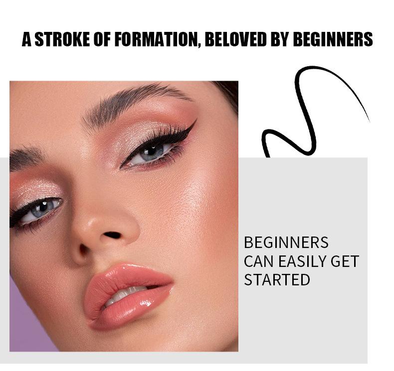 Long-lasting eyeliner -lightweight, waterproof,vegan,cruelty-free,24-hour smooth application,ultra- creamy and silky smooth texture.