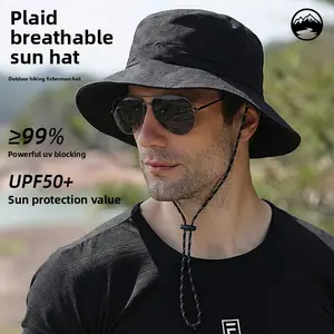 Men's summer waterproof quick-drying bucket hat foldable portable outdoor mountaineering hat travel sun hat