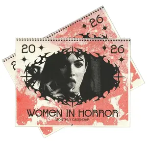 2026 Women of Horror Risograph Wall Calendar