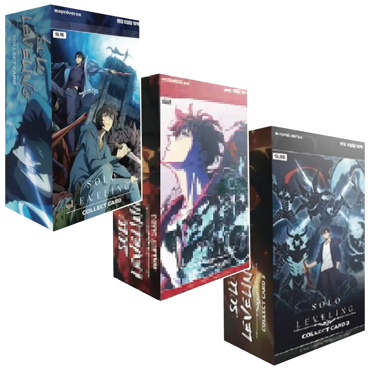 Solo Leveling Booster Box - Vol 1, Vol 2, Vol 3 (Mapniverse, 10 packs,  Korean Collectible Card Set) - TikTok Shop