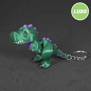 Terrifying T-Rex Articulated Dinosaur Keychain