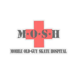 Skateboard Stickers, Fun Stickers, Mobile Skate Hospital Design, Skate Culture Gifts, Ideal for Skate Lovers, Laptop Stickers