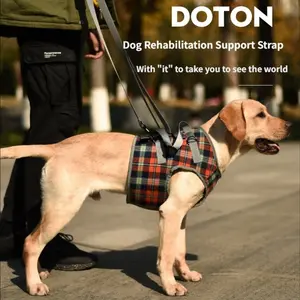 Travel rehabilitation belt for elderly dogs and disabled dogs Pet Recovery Harness for Dogs, Front and Rear Leg Support, Aid for Senior and Disabled Dogs, Comfortable Dog Lifting Leash