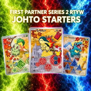 Pokemon First Partner Series 2 Rip Till You Hit Johto Starter Set Guaranteed! [NO PACK MIN] (LIVE RIP)