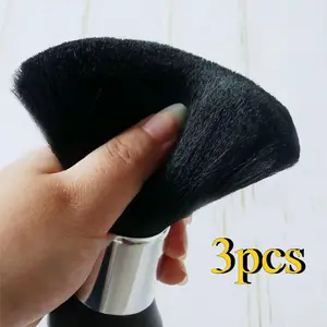 3pcs Post-Haircut Loose Hair Grooming Brush  Sweep Away Strands from Neck & Clothes Effortlessly