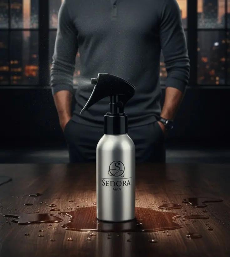 Sedora Man Beard & Hair Cologne Conditioning Spray - Softener & Leave-in Conditioner with Cool Water Scent for Nourished Hair Care