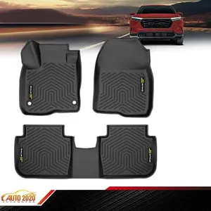 TPE 3D Floor Mats Liners Fit For 23-24 Honda CR-V CRV TPE All Weather Anti-Slip Car Liners 3x Floor Mats
