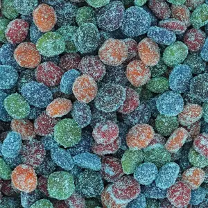 Sour Blue Raspberry Gushers Sweet Snack Candy