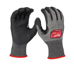 Milwaukee 48-73-8752 Cut Level 5 High Dexterity Polyurethane Dipped Gloves - L (6 Pack)