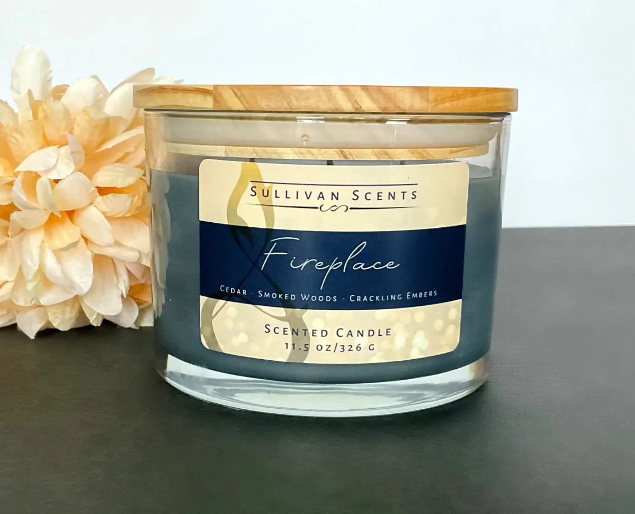 Fireplace 11.5 oz Jar Candle