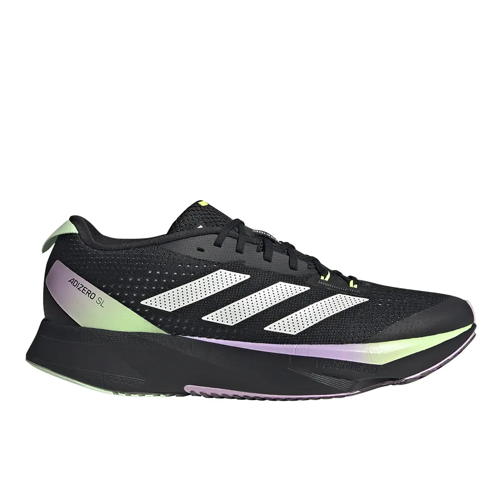 adidas Mens Adizero Sl Running Sneakers Shoes - Black