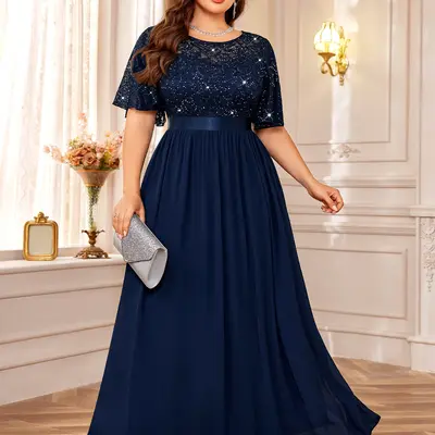 dresses with embroidered flowers MADISON Formal Dress