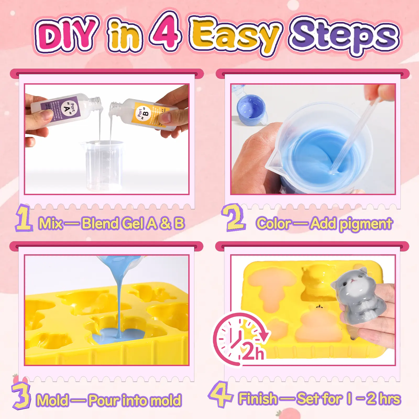 Crelloci Animal Taba Squishy Kit, 1:1 AB Liquid Silicone DIY Squishy Making Kit with 6 Animal Molds, Make Your Own Slow Rising Stress Relief Toys, Craft Kits for Kids & Adults - TikTok Shop Crelloci Animal Taba Squishy Kit, 1:1 AB Liquid Silicone DIY Squishy Making Kit with 6 Animal Molds, Make Your Own Slow Rising Stress Relief Toys, Craft Kits for Kids & Adults - TikTok Shop