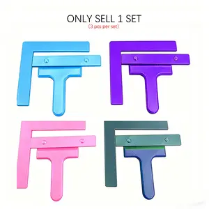 1 Set of Diamond Painting Alignment Tools: Diamond Art Tools, Level Ruler, Square Ruler, and Pusher Tool to Help Align Diamonds with the Canvas