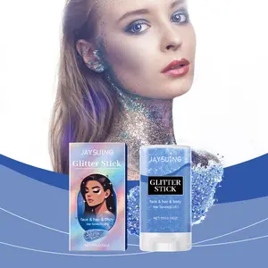 Face Hair Glitter Stick,Fourth of July Body Glitter,USA Flag Makeup for Independence Day Memorial Day Veterans Day,Waterproof Rave Accessories Blue Field Day Accessories