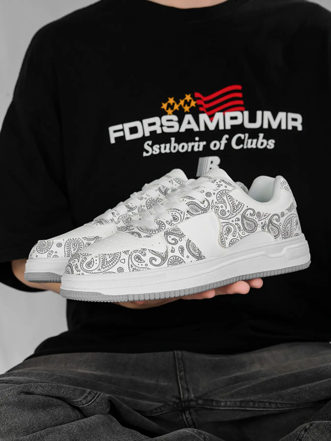 Men's Low Top Skate Shoes, Synthetic Material Outer Layer & Tpu Sole, Round Toe Comfort Design, All Season Casual Fashion Sports Shoes