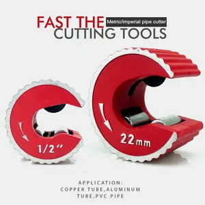 Round Tube Cutter 15mm 22mm 28mm Self-Locking Pipe Cutting Tool, Aluminum Alloy Body, Durable and Efficient Metalworking Accessory