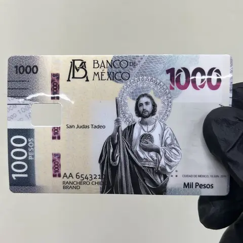 San Judas Tadeo 1000 Pesos Debit/Credit Card Sticker Cover