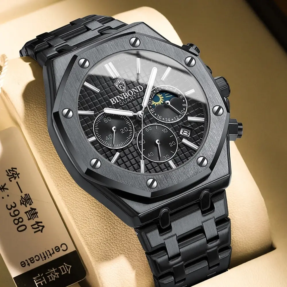 Designer Style Simple Timeless Watch  BINBOND men