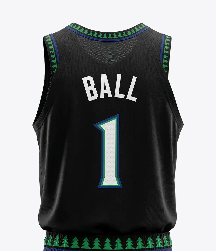 LaMelo Ball #1 Swingman Basketball Jersey 2026/2027 full logo