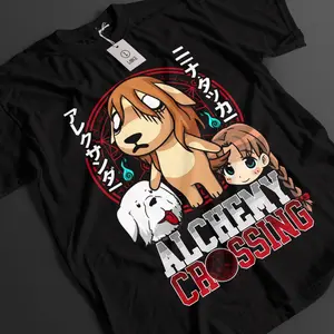 Fullmetal Alchemist Crossing Anime T-shirt & Sweatshirt, Edward Elric Dark Story Graphic Tee, Vintage Oversized Unisex Streetwear, Gifts for Him Her