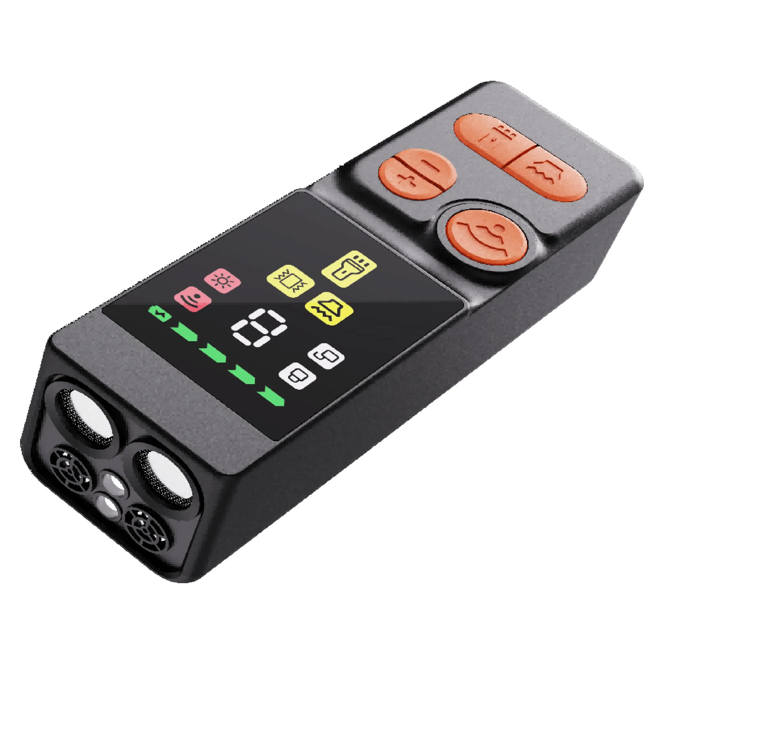 Golipal 4-Head Ultrasonic Dog Training Aid - Portable Outdoor Device with 0-9 Adjustable Frequency (23-41kHz), LED Flashlight, Strobe, Vibration, Beep Sound for Better Training Performance