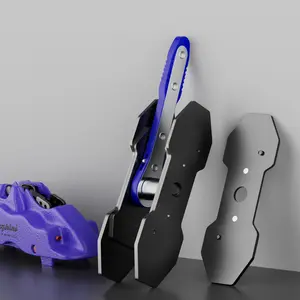 360-Degree Swing Ratchet Brake Caliper Press Tool - Piston Spreader for Single, Twin & Quad Piston Disc Brakes - Easy-to-Use Expander Wrench