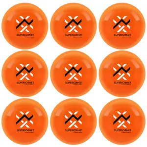 Superiornet 9 Pack 3" Weighted Training Baseballs & Softballs / 16 oz Heavy Balls for Hitting and Pitching