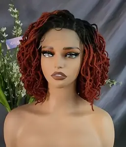 (Pre-Order) 4x4 Lace Closure Faux Locs Crochet Wig