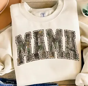 ADULT AND YOUTH Hunting Mama Camo Western Sweatshirt T-Shirt, Leopard Camouflage Mom Sweater, Mama Camo Tee, Camo Cozy Season Hoodie, Old School Camo Shirt For Her, outdoor apparel, Kid clothing, summer outfit, birthday gift, vacation outfit