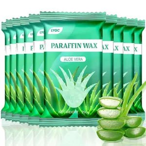 Paraffin Wax Refill 10 packs Paraffin Bath Wax for Hands and Feet Relieve stiff muscles arthritic pain Deeply moisturise and protect hand foot skin (Aloe vera)