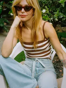 Gainsbourg tank in 70's brown