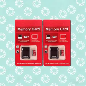 Micro TF card with adapter, Micro SD card. Compatible with children's learning machines for storing data. Also compatible with outdoor camera photos, PC files. Supports car navigation maps.