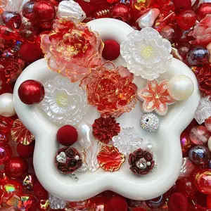 Acrylic Beads Mix 16mm for DIY Projects Bracelets Phone Charms Necklaces Beadable Pens Anklets Hair Beads Bag Chains Earrings Rings Hair Ropes Handmade Gifts Beaded Jewelry