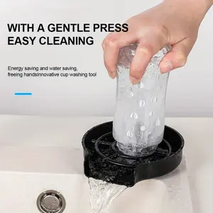 High-Pressure Power Wash Bottle Cleaner - Faucet Attachment for effortless cleaning of Glass, Baby Bottles & Mugs | Water-Saving ABS Design (Saves 30% Water)