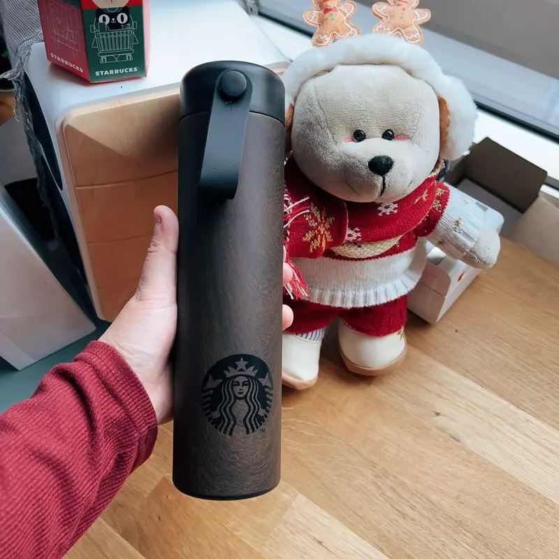 2022 China Starbucks limited edition Wood 16oz Stainless steel Tumbler