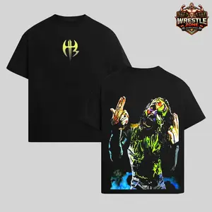 [WWE] Jeff Hardy Hardy Boyz WWE Vintage Graphic T Shirt Premium 100% Cotton Neon Face Paint Wrestling Tee, High Flyer Extreme Style Shirt, Alternative Streetwear Graphic Tee, Wrestling Fans Gift Unisex, WWE Event Outfit Unisex