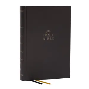 KJV Holy Bible with Apocrypha and 73,000 Center-Column Cross References, Hardcover, Red Letter, Comfort Print: King James Version by Thomas Nelson [Hardback Book]