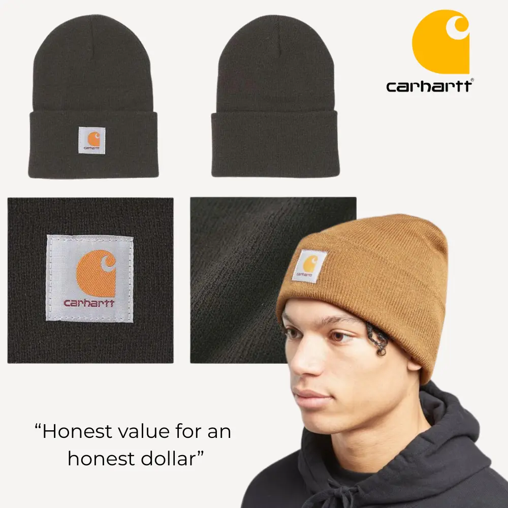 Carhartt Cuffed Knit Beanie Hat – Warm Acrylic Winter Cap for Men Women, Unisex Watch Hat, Soft Stretch Skull Beanie, Streetwear Fashion, Outdoor Everyday Essential, Trending TikTok USA