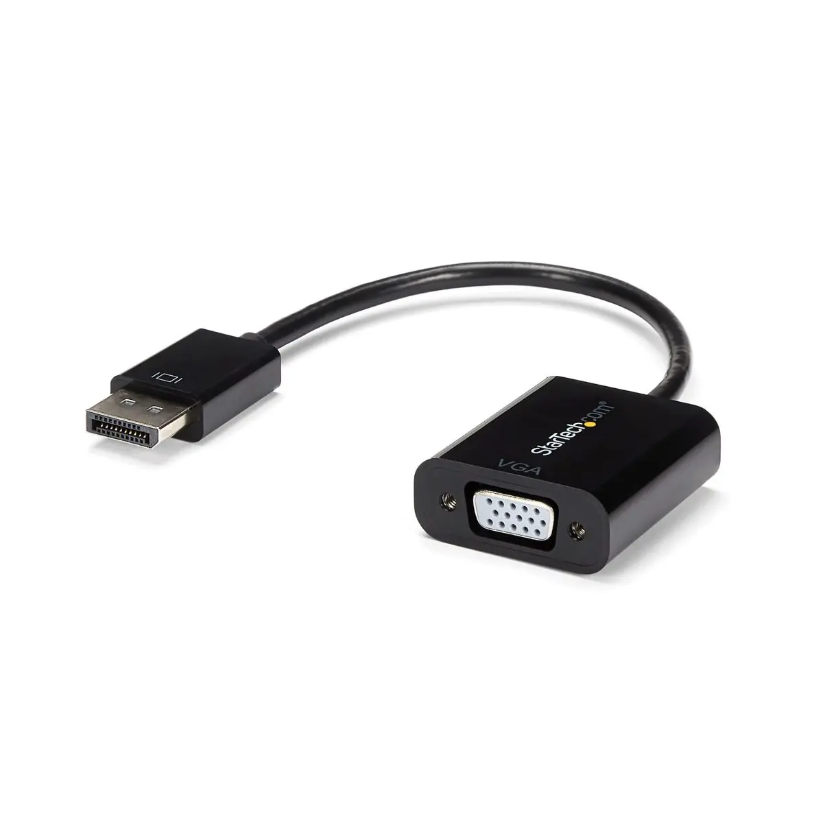 StarTech.com DisplayPort to VGA Adapter - Active DP to VGA Converter - 1080p Video - DP/DP++ Source to VGA Monitor Cable Adapter - DP to VGA Adapter Dongle Digital to Analog - DP 1.2 to VGA (DP2VGA3)