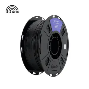 QIDI TECH PETG-CF Filament 1.75mm, High Strength and Stiffness, Easy Printing with RFID, Matte Finish, Compatible with Most FDM 3D Printers, 1kg Spool (2.2lbs)